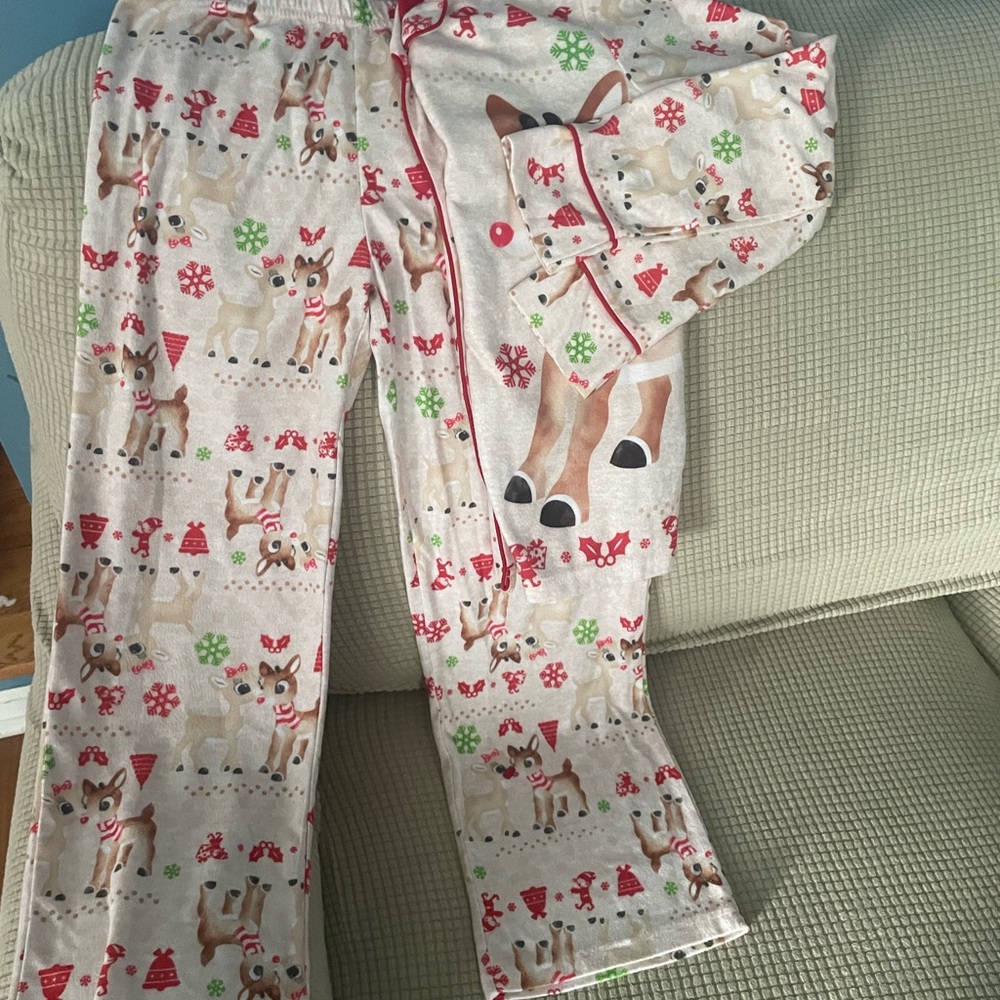 Reindeer, Pajama Set from Target - Red and Green